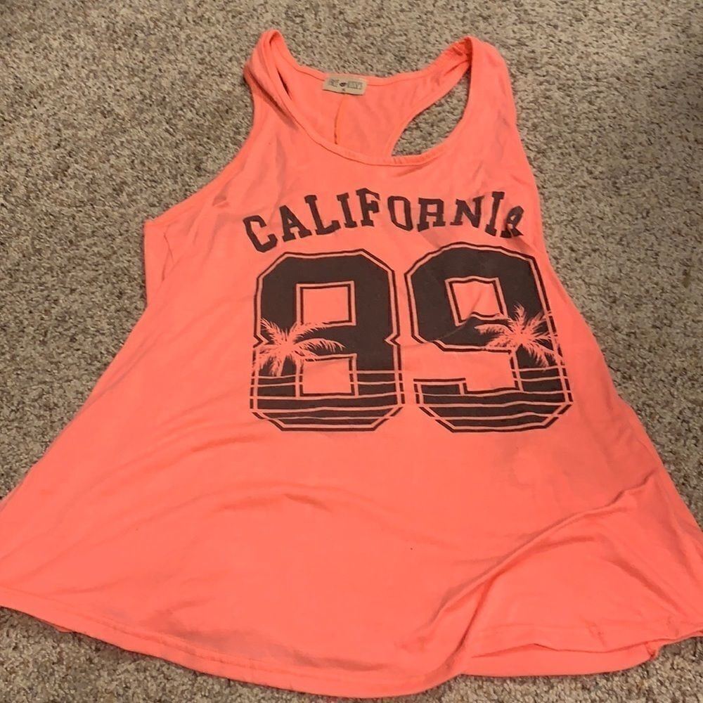 Free Kisses Orange California Tank